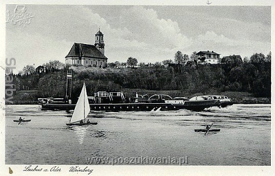 Lubiąż na starej pocztówce