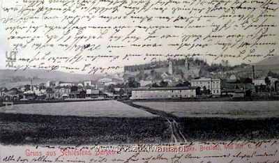 Mieroszów na starej pocztówce